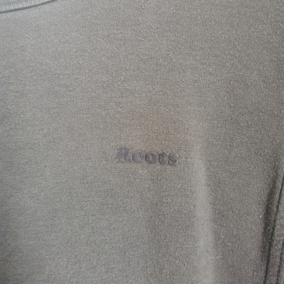 (3/$12) - Roots Women's Crewneck. Small. Olive green. - Picture 3 of 4
